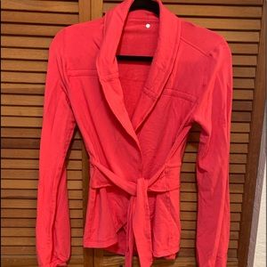 Lululemon yoga workout cover up jacket